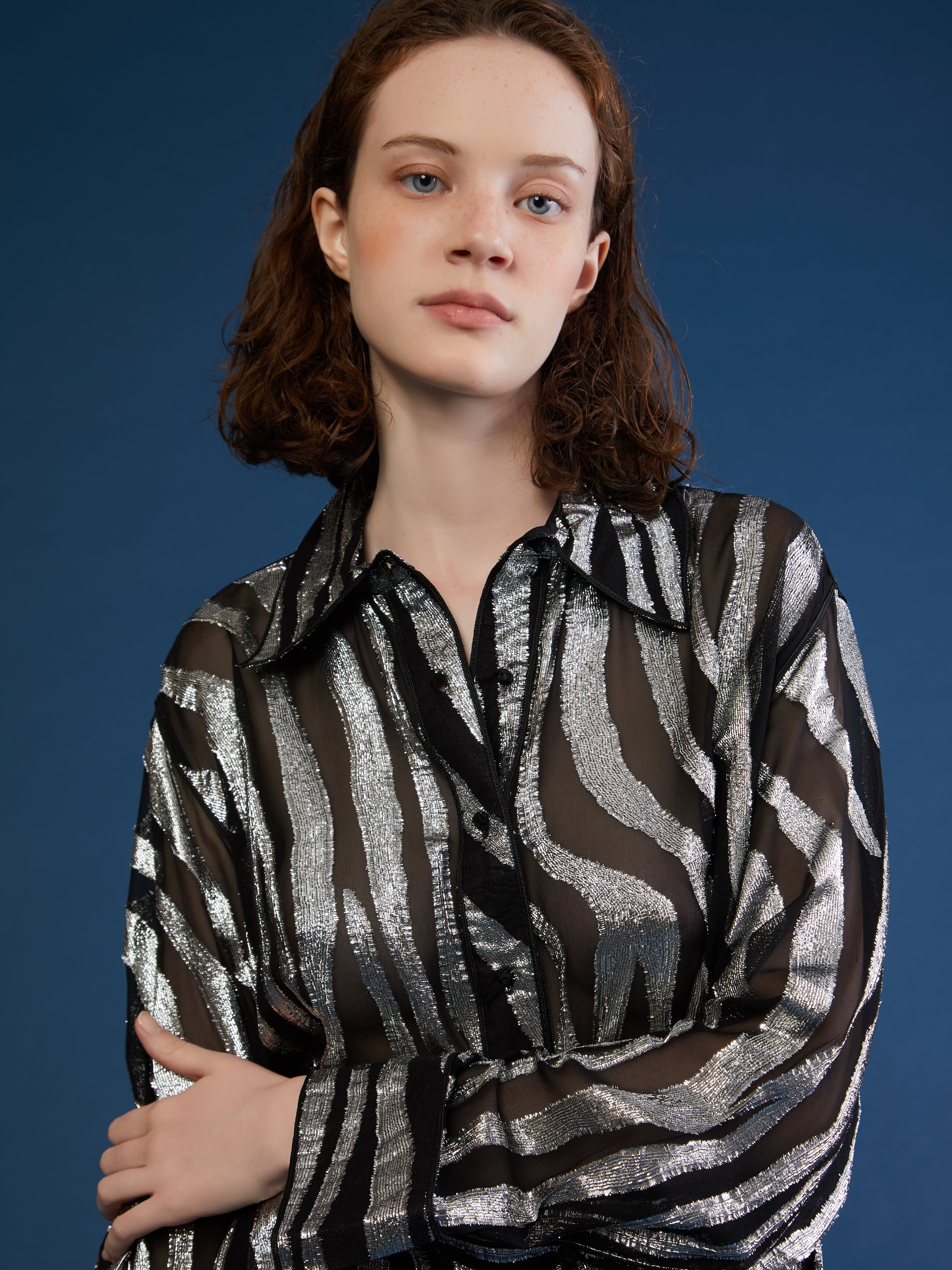 Moroccan Alma silk shirt