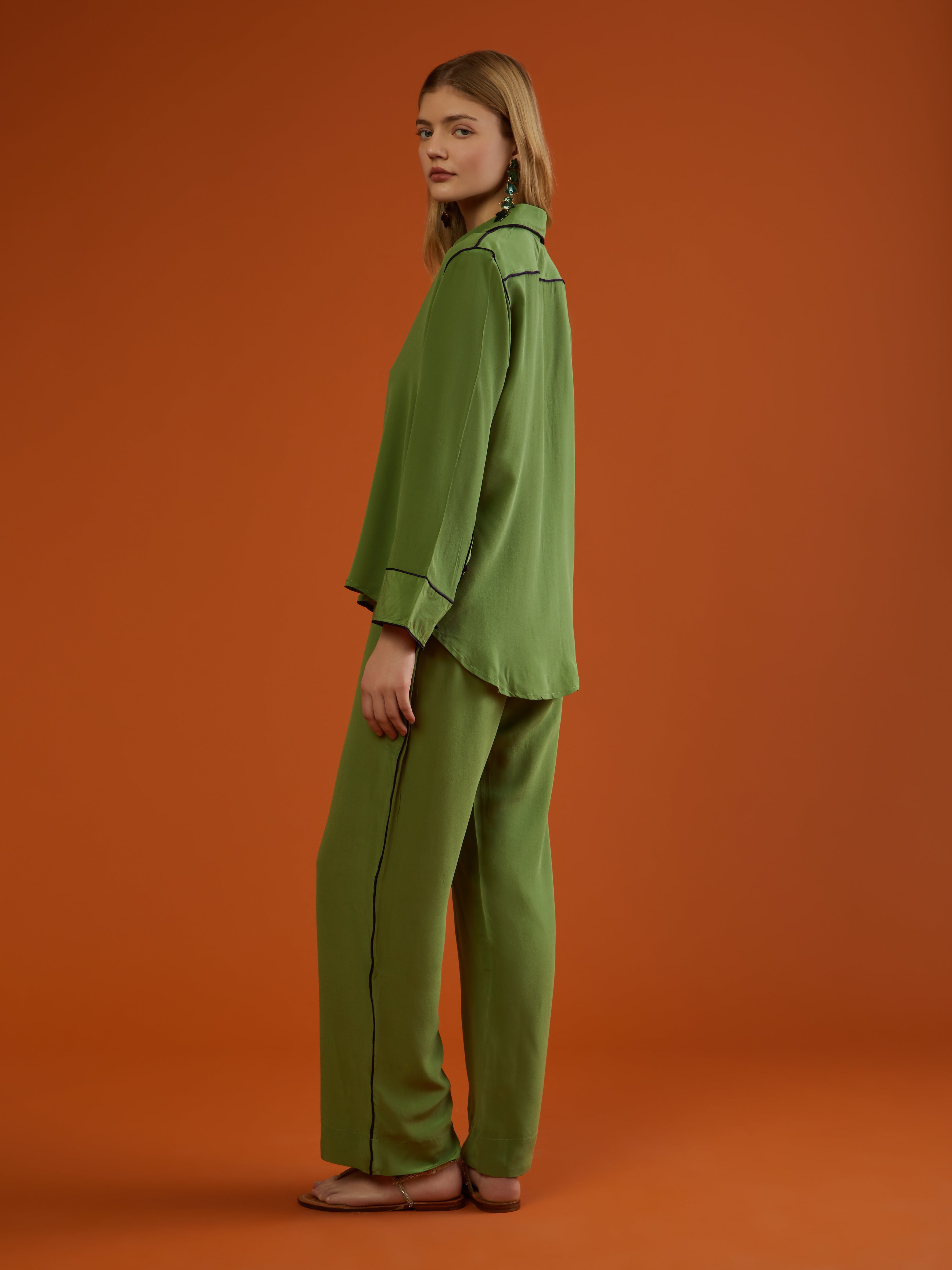 Moroccan Alma silk pants