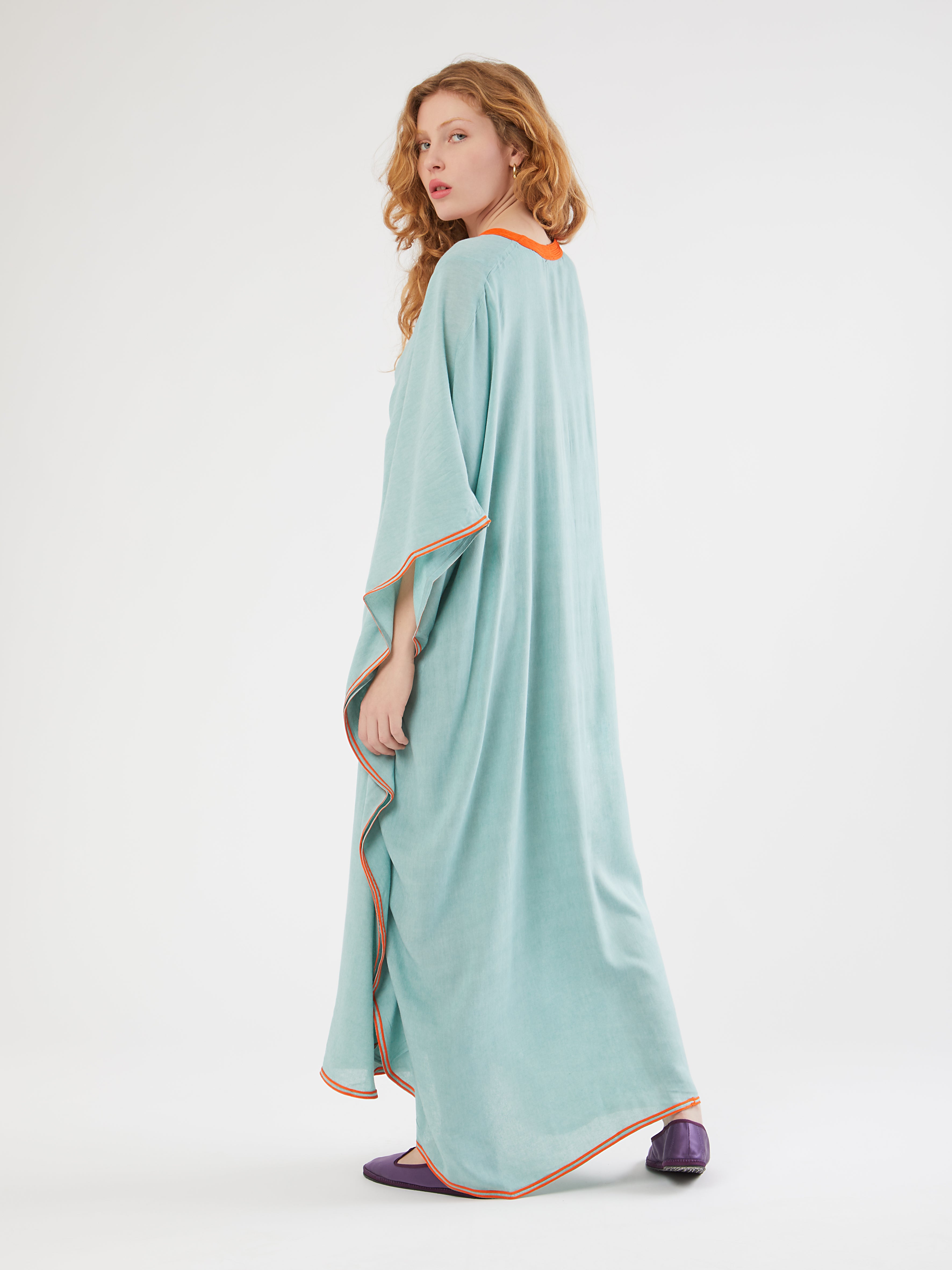Moroccan Hoda cotton kaftan