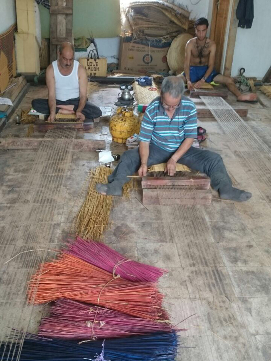 Tunisian large customized basket
