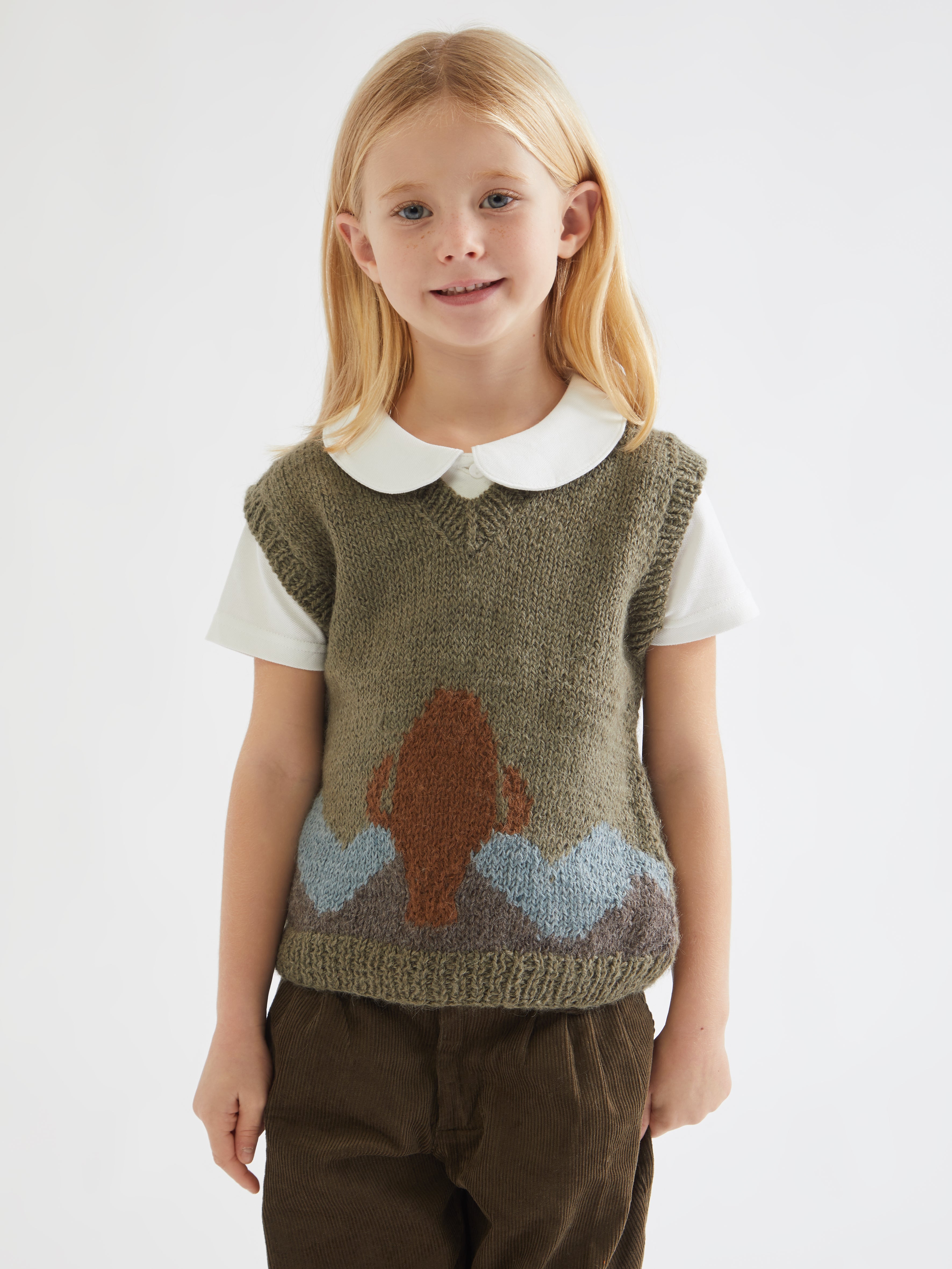 Argentinian Alpaca kids vest