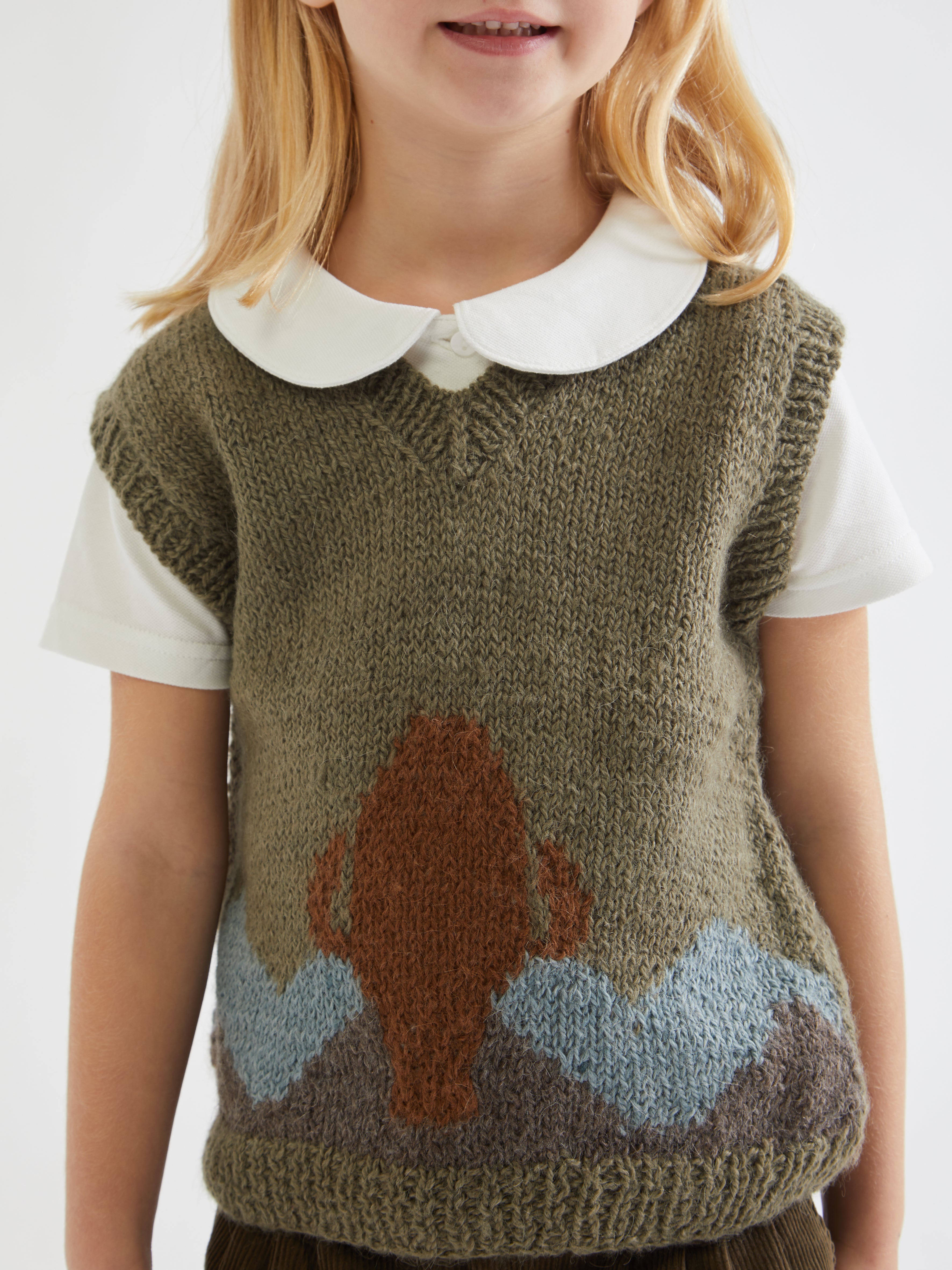Argentinian Alpaca kids vest