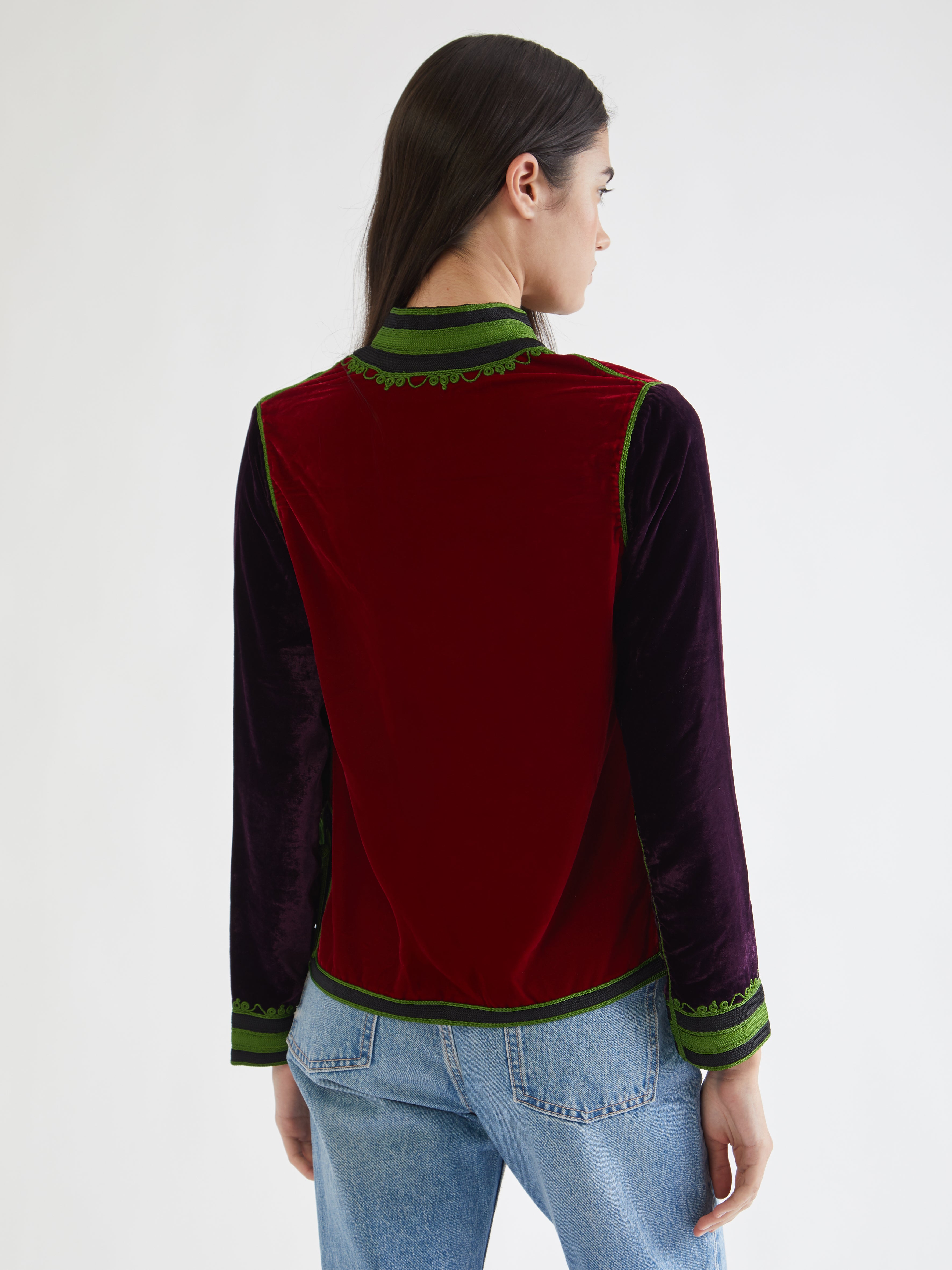 Moroccan velvet jacket