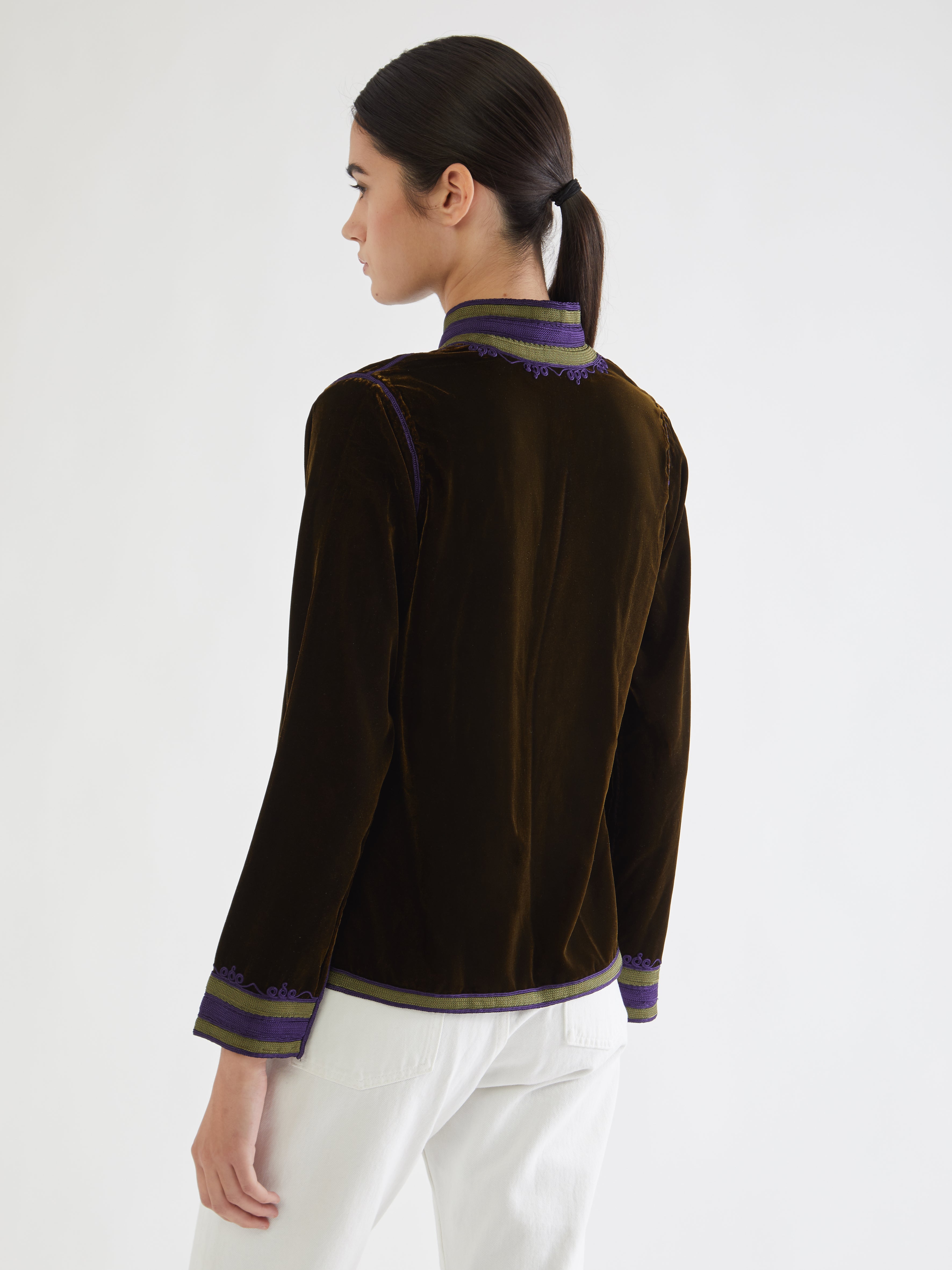 Moroccan velvet jacket