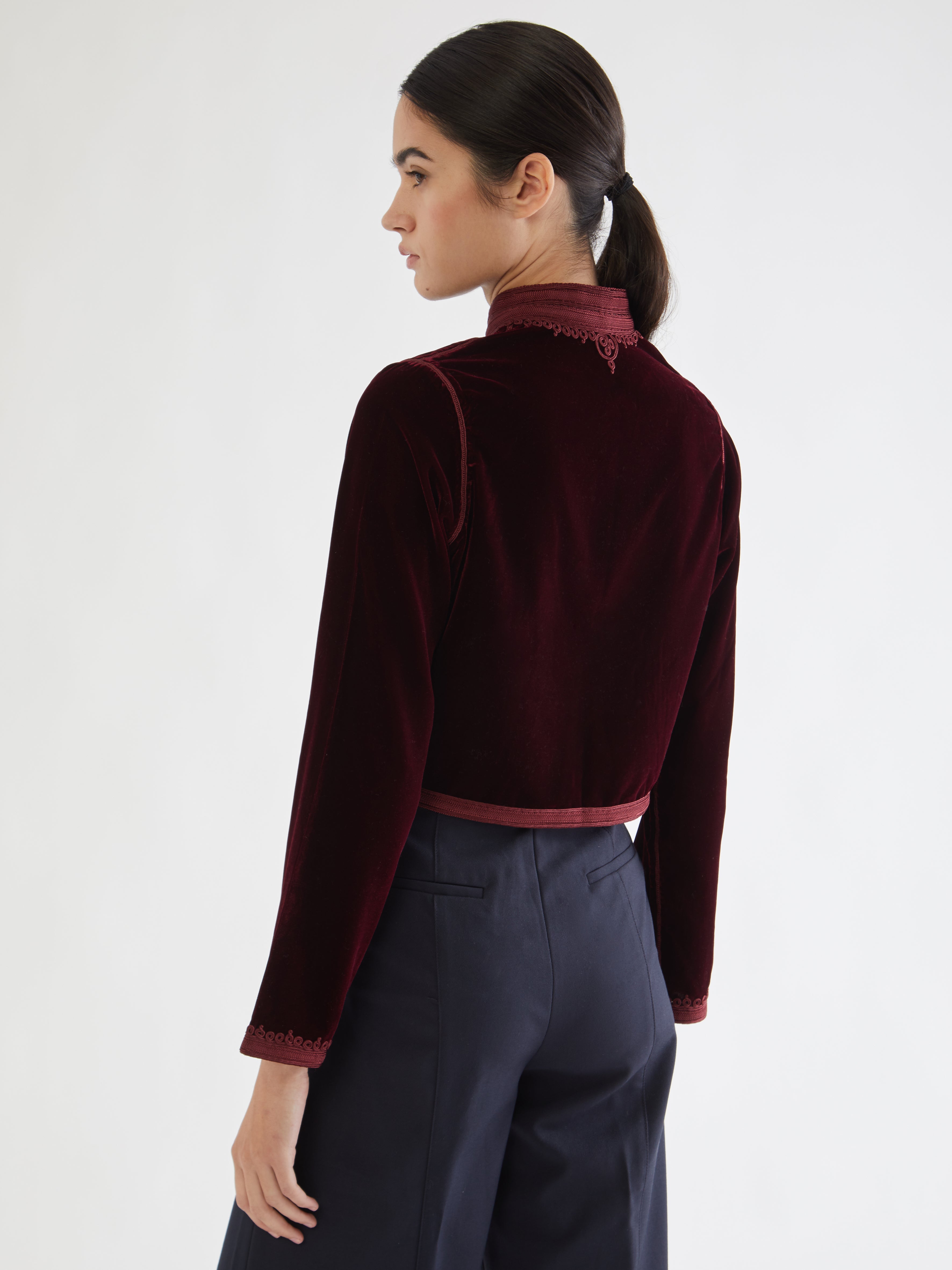 Moroccan velvet Bolero