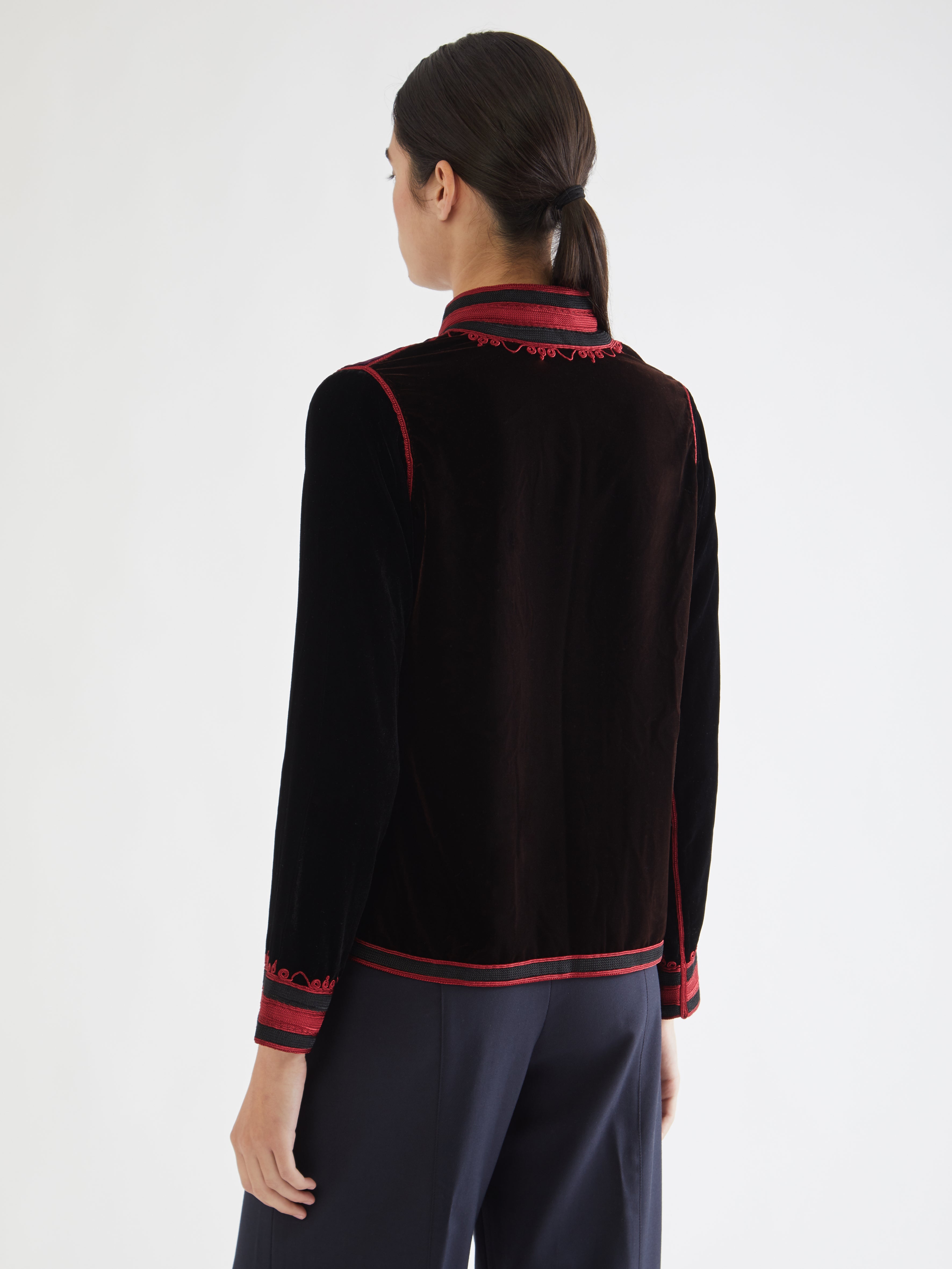 Moroccan velvet jacket