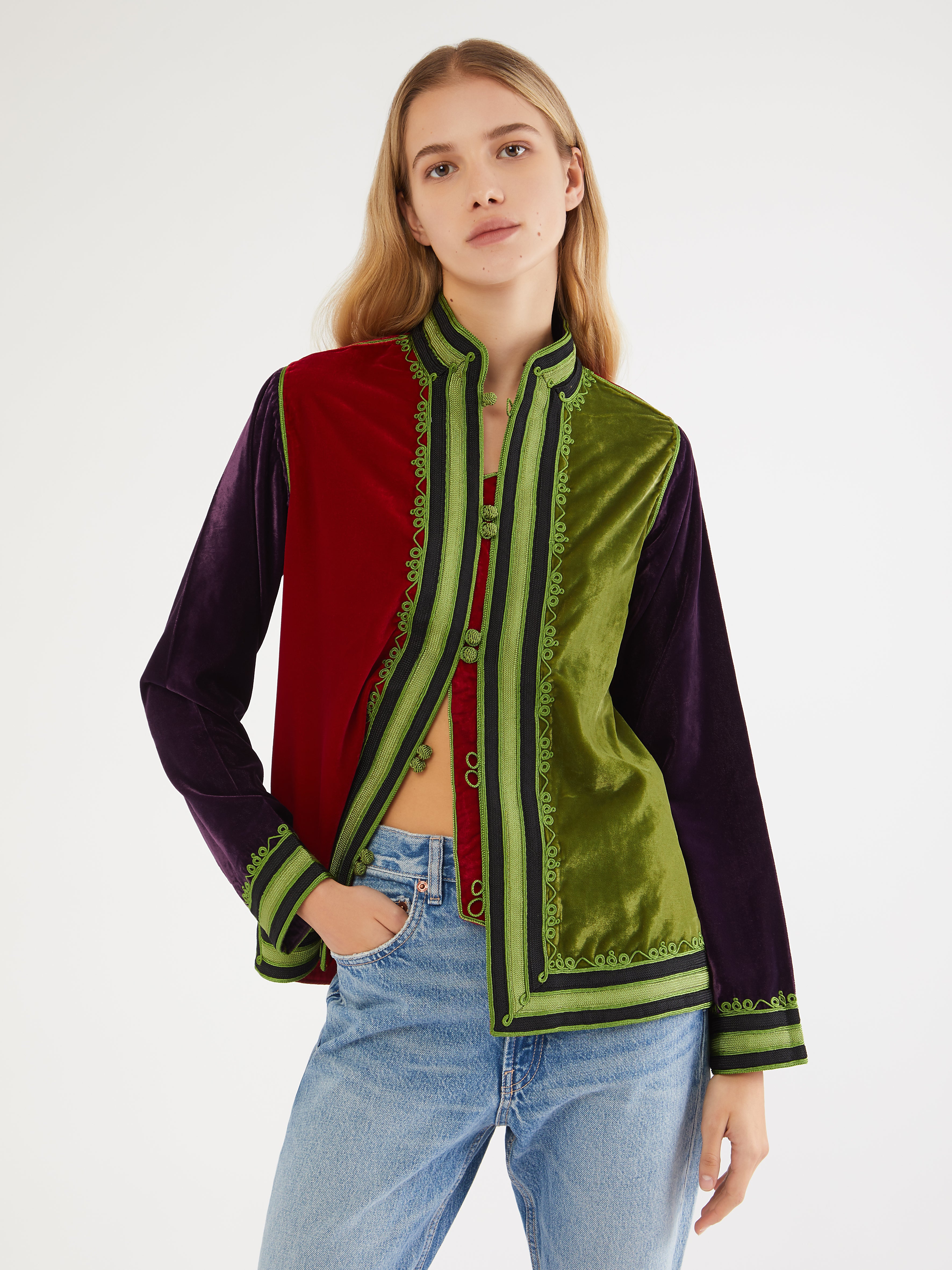 Moroccan velvet jacket