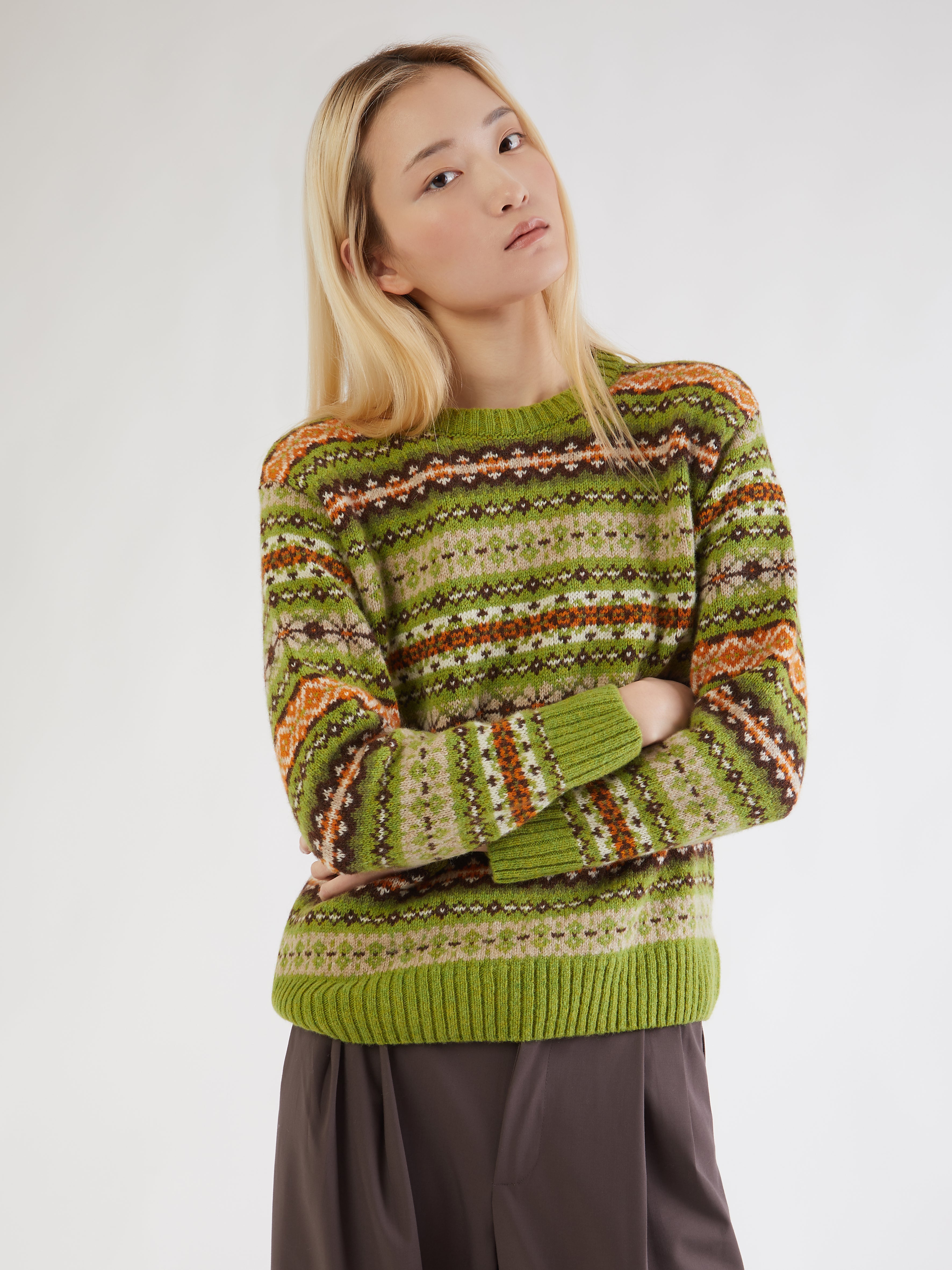 ETHICAL FASHION, CRAFTSMANSHIP, SUSTAINABLE FASHION, TRADITIONAL FASHION, ETHNIC FASHION, BOHEMIAN FASHION, MODA ETICA, MODA SOSTENIBILE, TECNICHE ARTIGIANALI, MODA TRADIZIONALE, MODA ETNICA, VESTITI BOHEMIAN, GOLF, FAIR ISLE, SCOTTISH SWEATER, 100% LANA, 100% WOOL, TRADITIONAL SWEATER, MADE IN SCOTLAND, GOLF INGLESI