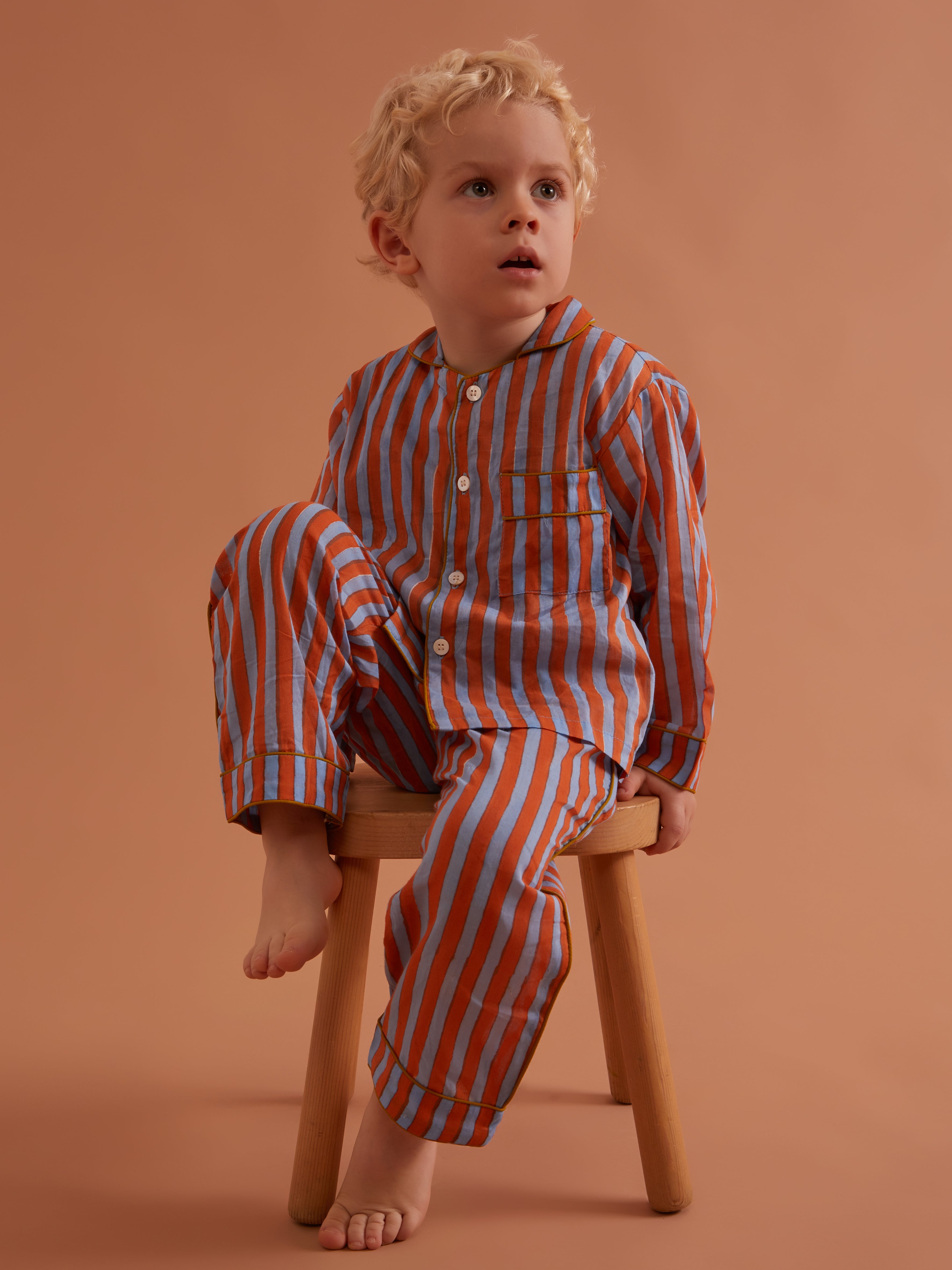 ETHICAL FASHION, CRAFTSMANSHIP, SUSTAINABLE FASHION, TRADITIONAL FASHION, ETHNIC FASHION, BOHEMIAN FASHION, MODA ETICA, MODA SOSTENIBILE, TECNICHE ARTIGIANALI, MODA TRADIZIONALE, MODA ETNICA, MADE IN INDIA, HANDMADE IN INDIA, BLOCK PRINT, PIGIAMA DI COTONE, COTTON PAJAMA, NIGHTWEAR, SLEEPWEAR, FASHION PAJAMA, ETNIC PRINTS, STAMPE INDIANE, STAMPE ETNICHE, MINI ME, MATCH WITH MUM