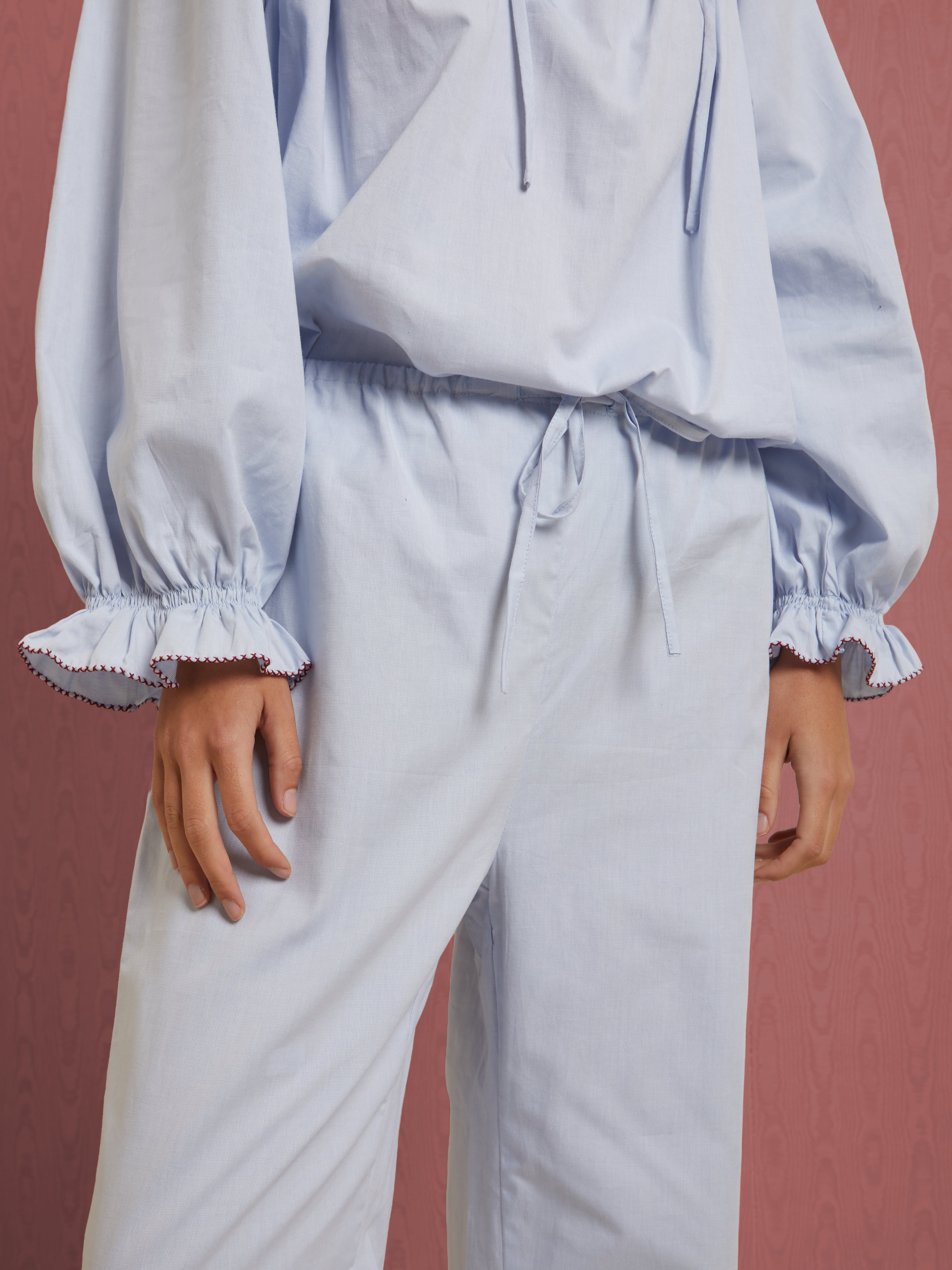 Malagasy cotton smocked pajama