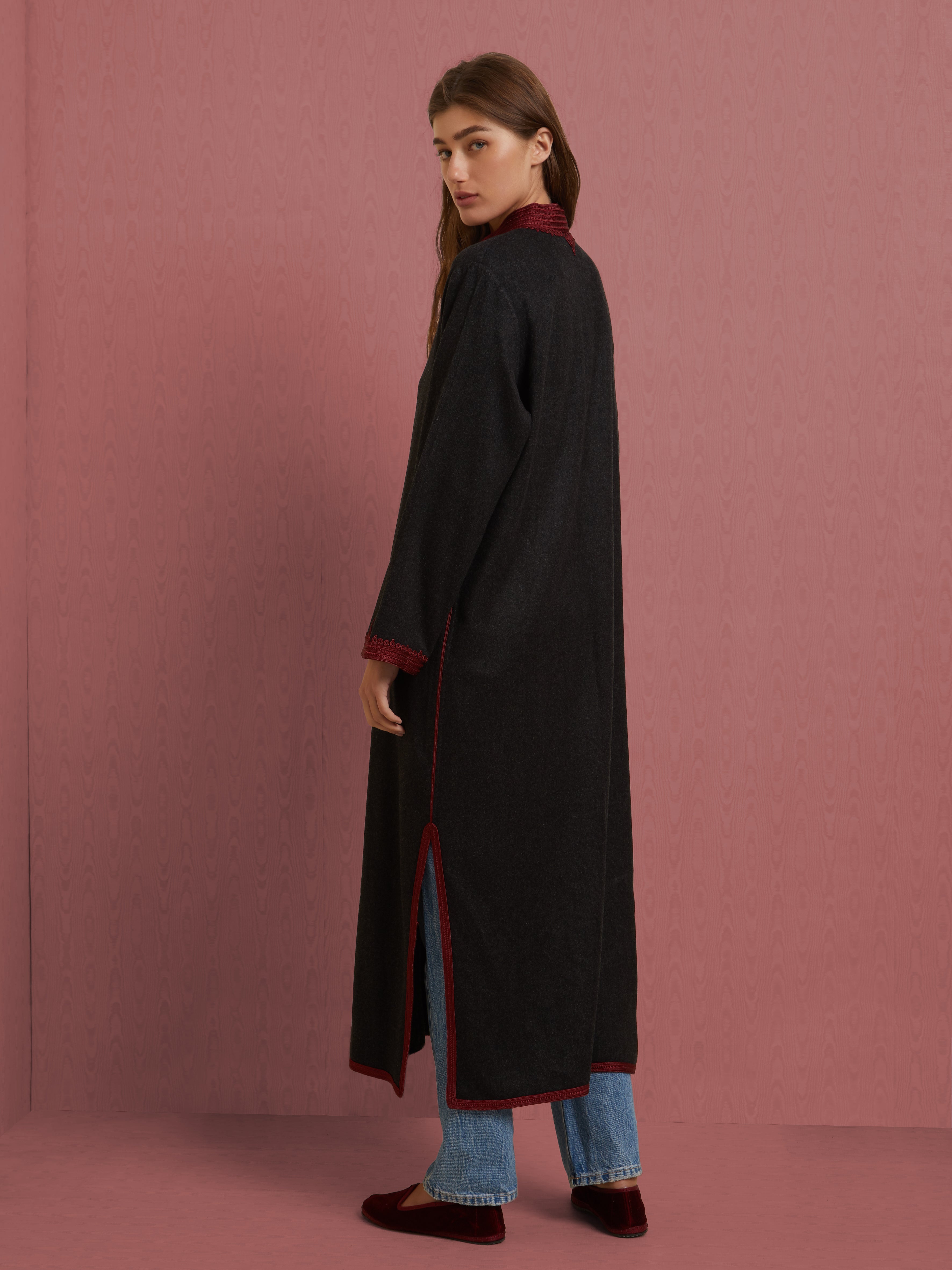 Moroccan cashmere coat