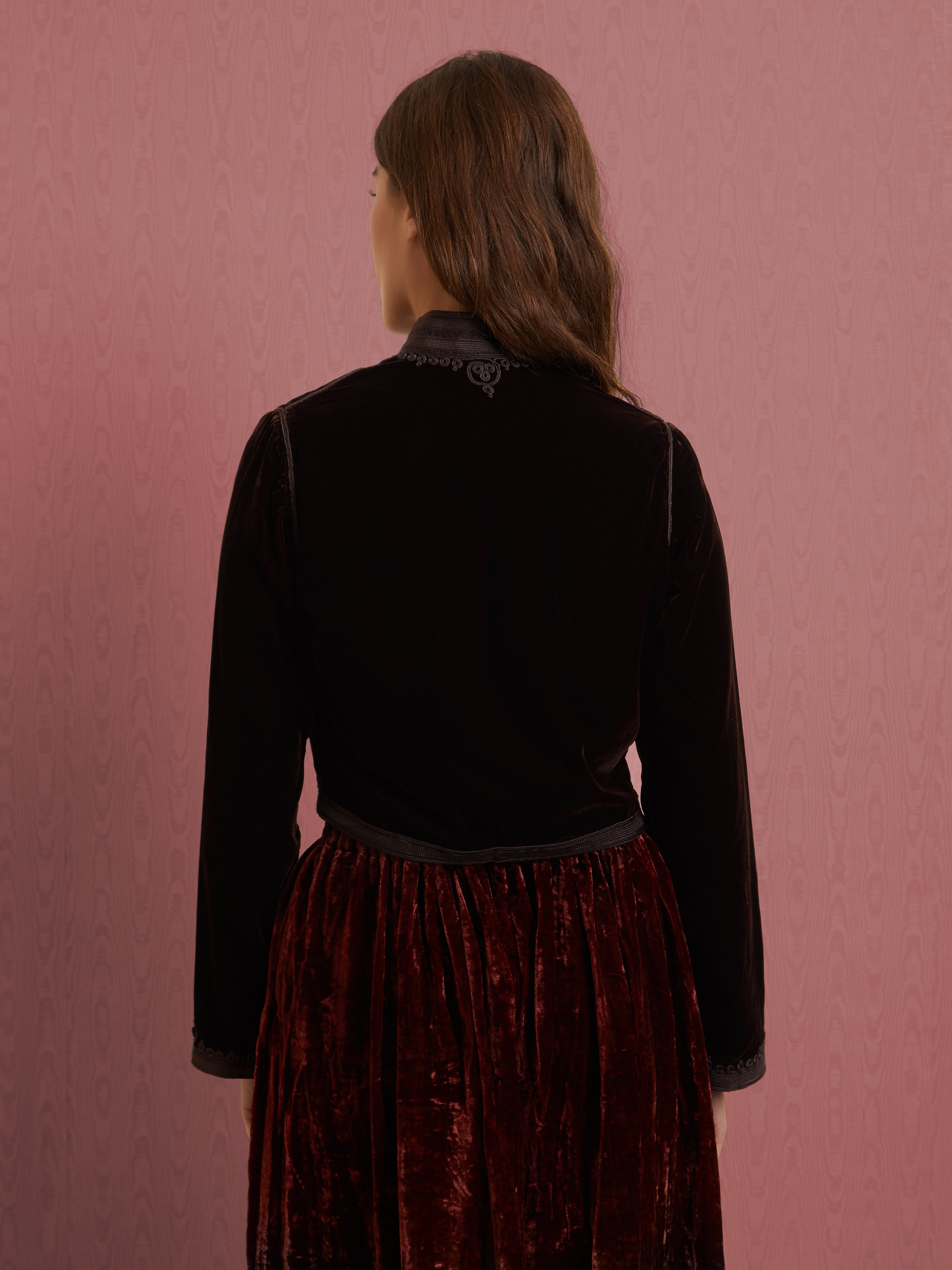 Moroccan velvet Bolero
