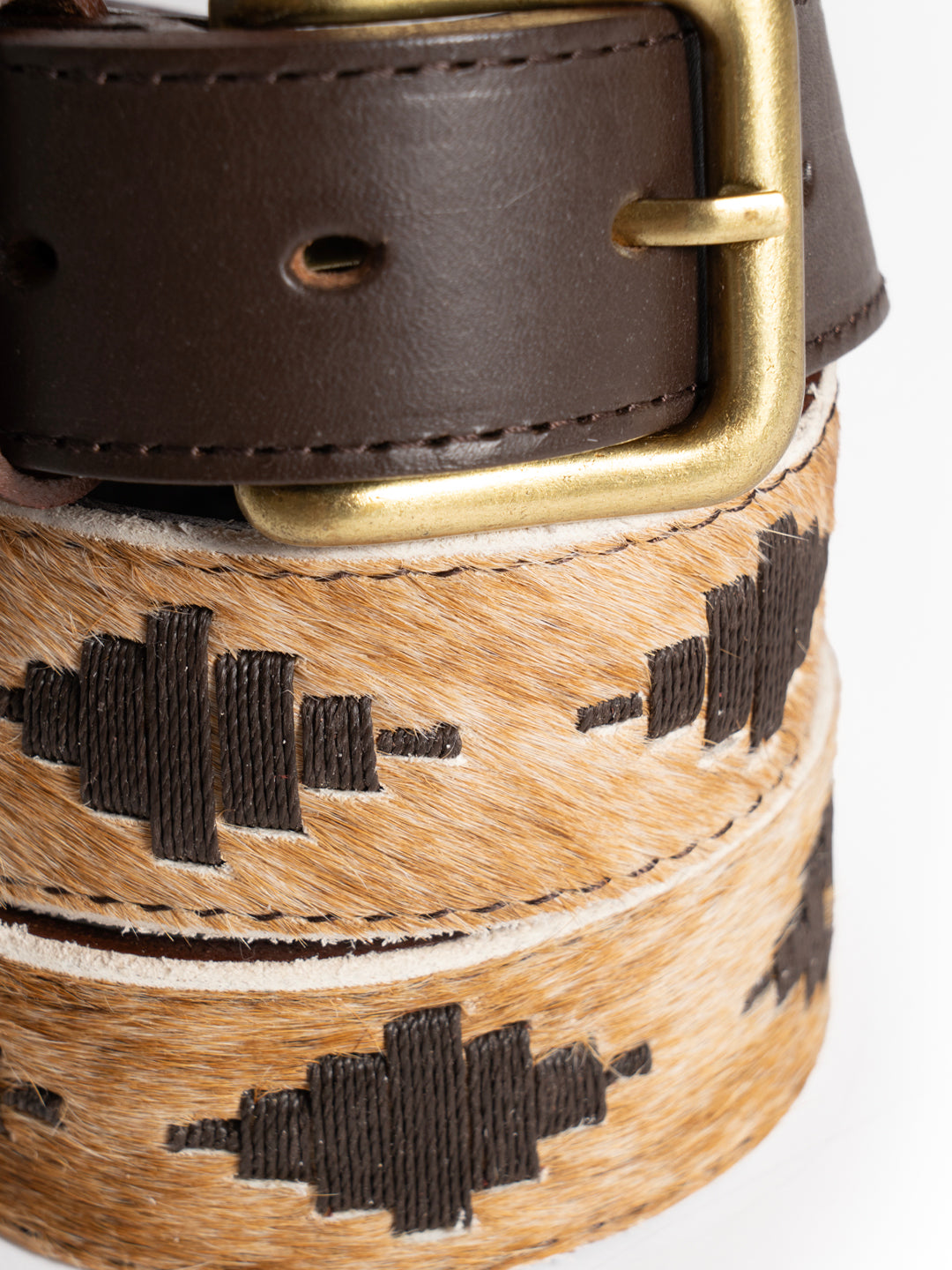 Argentinian pony hair belt