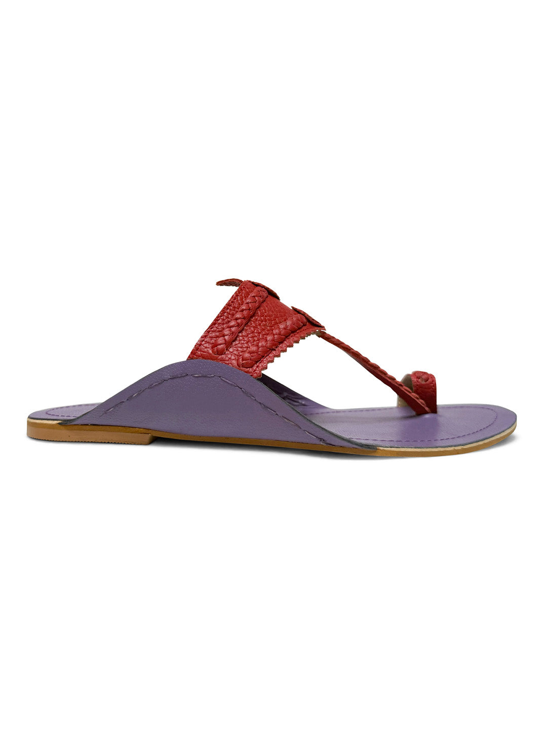 Kolhapuris flat sandals, handcrafted, india, traditional artisanal techniques, slip-on, heritage design, Kolhapuri style, pop colors, modern twist, iconic shape, leather sandals, cultural craftsmanship, relaxed fit, sandali in pelle, sandali indiani, summer shoes, scarpe estive