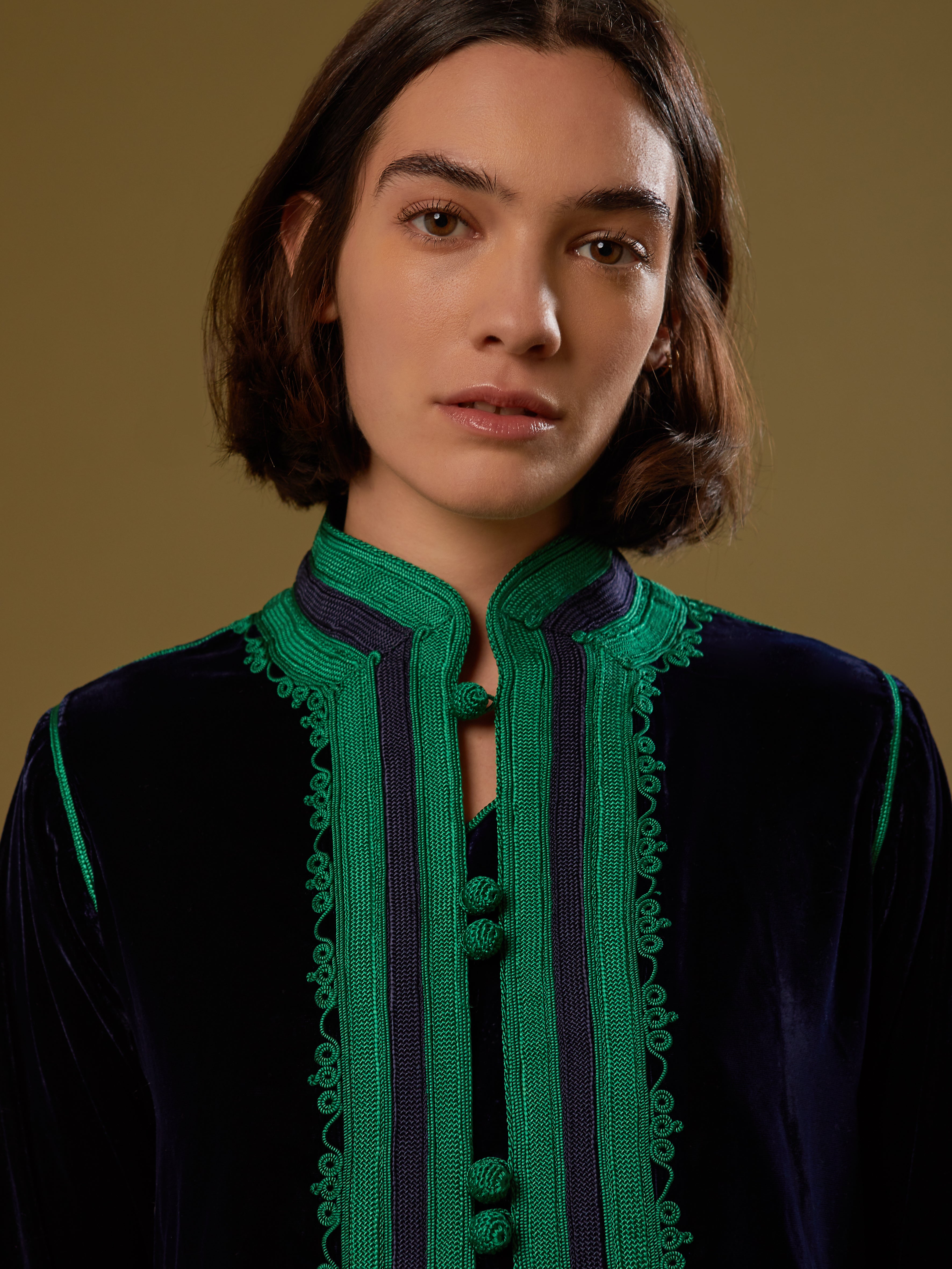 Moroccan velvet jacket