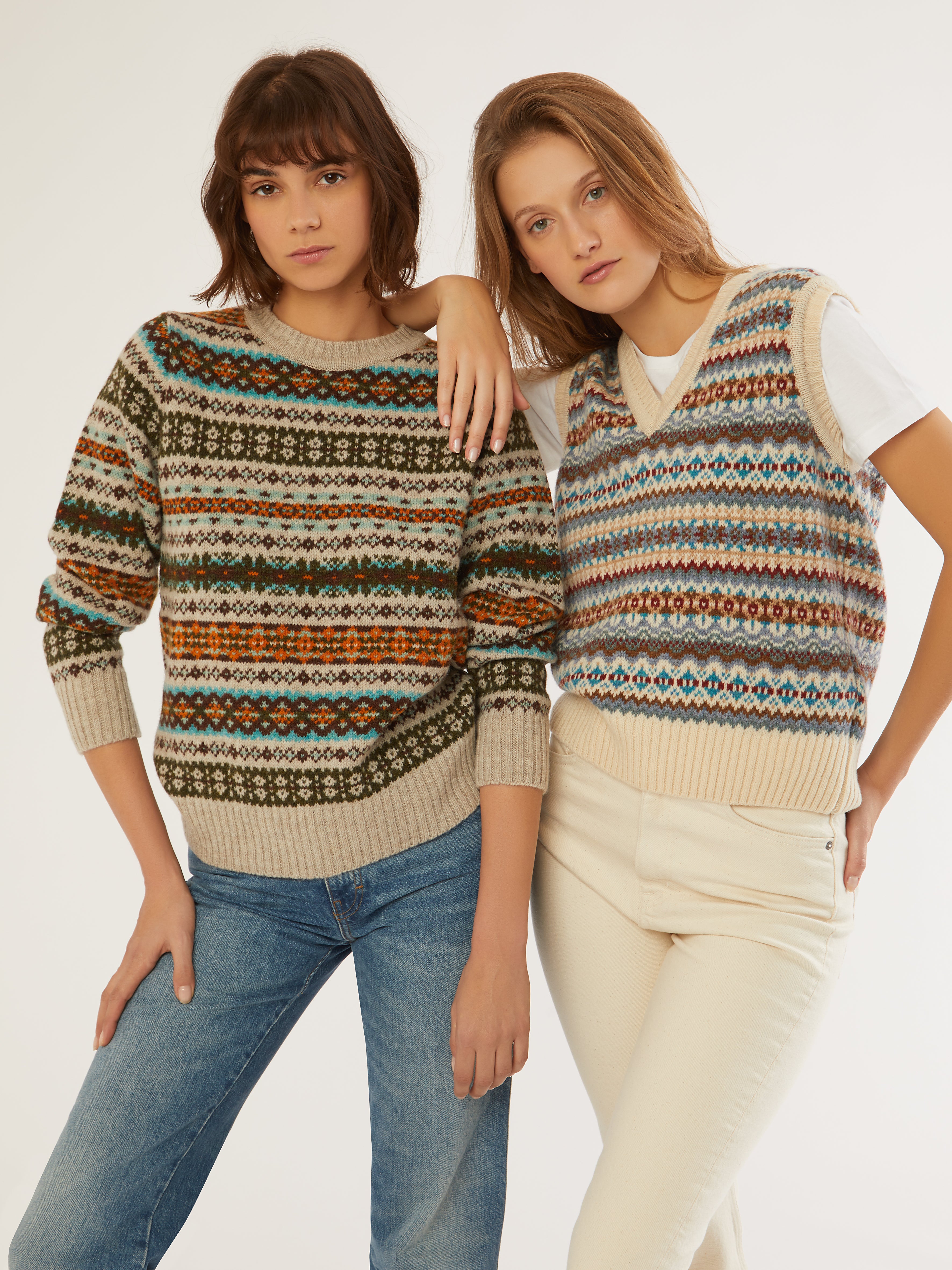 ETHICAL FASHION, CRAFTSMANSHIP, SUSTAINABLE FASHION, TRADITIONAL FASHION, ETHNIC FASHION, BOHEMIAN FASHION, MODA ETICA, MODA SOSTENIBILE, TECNICHE ARTIGIANALI, MODA TRADIZIONALE, MODA ETNICA, VESTITI BOHEMIAN, GOLF, FAIR ISLE, SCOTTISH SWEATER, 100% LANA, 100% WOOL, TRADITIONAL SWEATER, MADE IN SCOTLAND, GOLF INGLESI