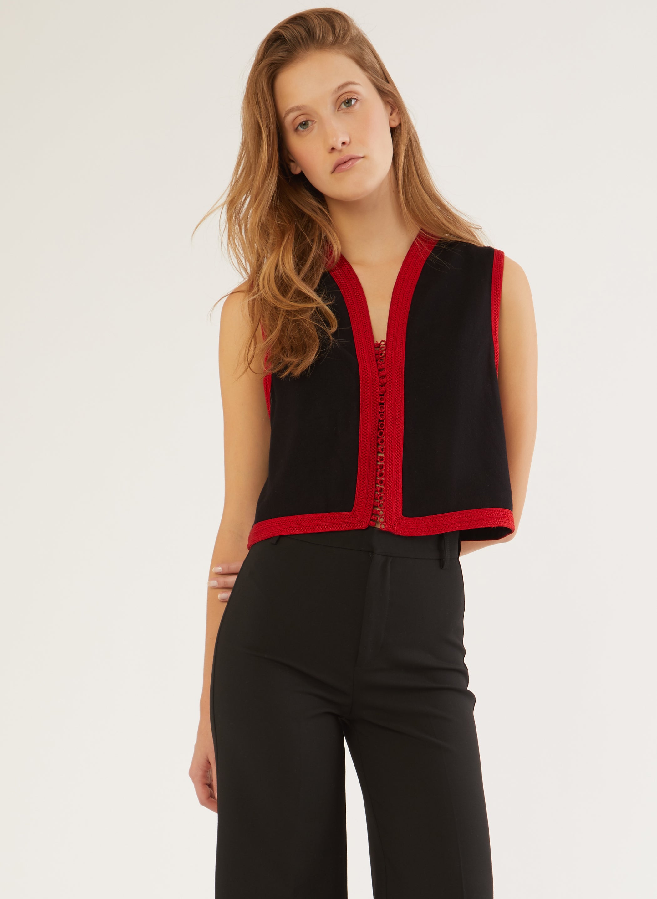 Moroccan cashmere vest